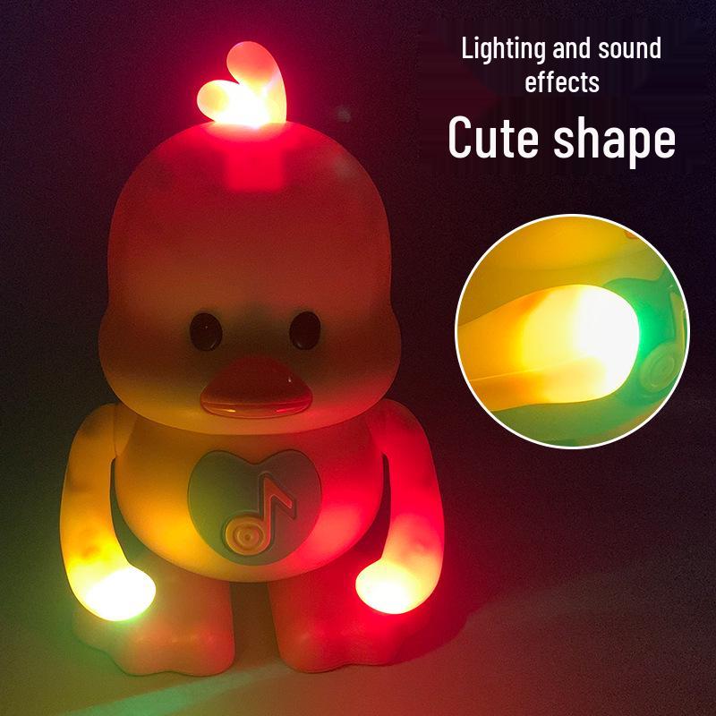 Dancing Cute Duck Electronic Music Light-Up Toy - Same Style As Douyin