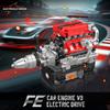 MOULD KING 10204 Technical Car Engine Toys The Motorzied FE Sports Car V8 Engine Building Block Brick Kids Christmas Gift
