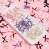 30pcs/lot Organza Mini Bows Color Cute Nail Art Lace Bowknots Charm for Craft Handwork DIY Manicure Decoration Material