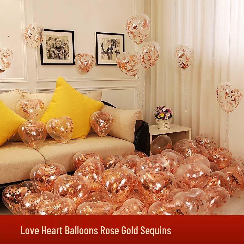 Herzförmige Ballons: Perfekt für Hochzeiten, Valentinstag, Heiratsanträge, Verlobungen und Geburtstagsdekorationen
