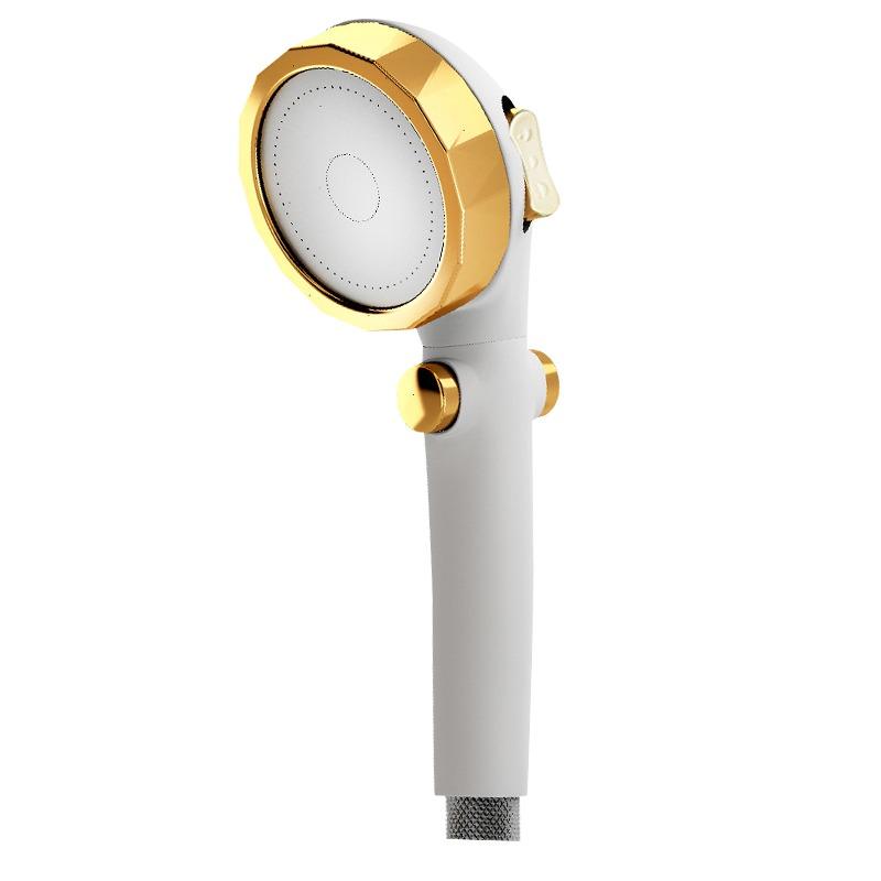 Shower Head Adjustable Water Flow With Turbocharged Bathroom Handheld Water-Saving Shower Head Bathroom Accessories