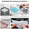 MAOYONG Tub Stopper Silicone Floor Drain Anti-Odor Mat, Silica Gel Drain Plugs, Anti-Odor Deodorizing Cover, Kitchen Seal, Sewer Deodorization