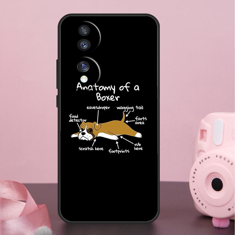Boxer Dog Case For Honor 400 Pro 200 50 70 90 X9a X9b X9c X9d X8a X8b X8c Magic 7 Lite 5 6 8 Pro Cover