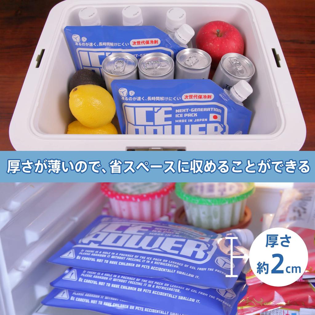 ICEPOWER Ice Medium Ice Set of 2 Packs, Size, Long-Lasting, Next-Generation Packs,
