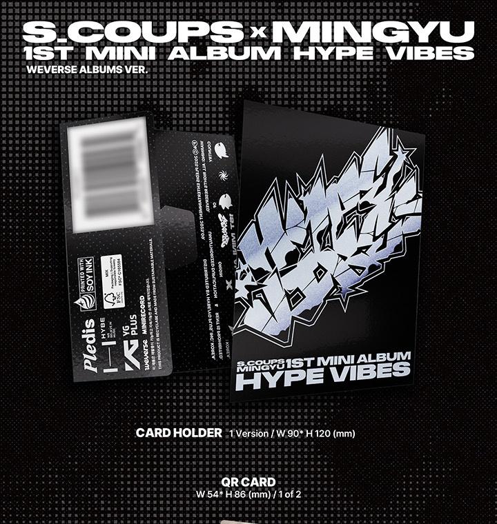 (Weverse Albums ver.) S.COUPS X MINGYU of SEVENTEEN (SVT) [HYPE VIBES] 1st Mini Album (29th Sep.2025)