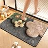 Diatomaceous earth bathroom mat, absorbent mat, quick-drying, non-slip mat for bathroom/toilet entrance, toilet/bathroom mat