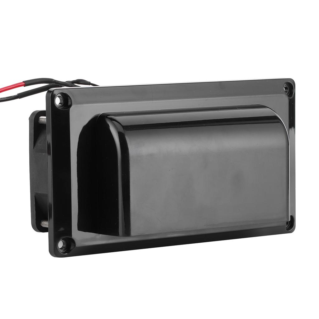Side Air Vent Ventilation Exhaust Fan Motorhome Trailer RV Black 12V for Trailer Boat Marine Yacht