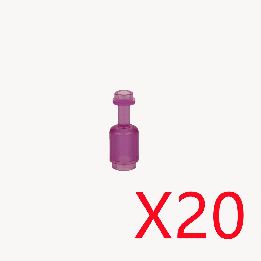 MOC City Building Blocks Character Scene Creative Accessories Mini Brick Color Wine Bottle Reagent Bottle Set Box Toy Gift X007