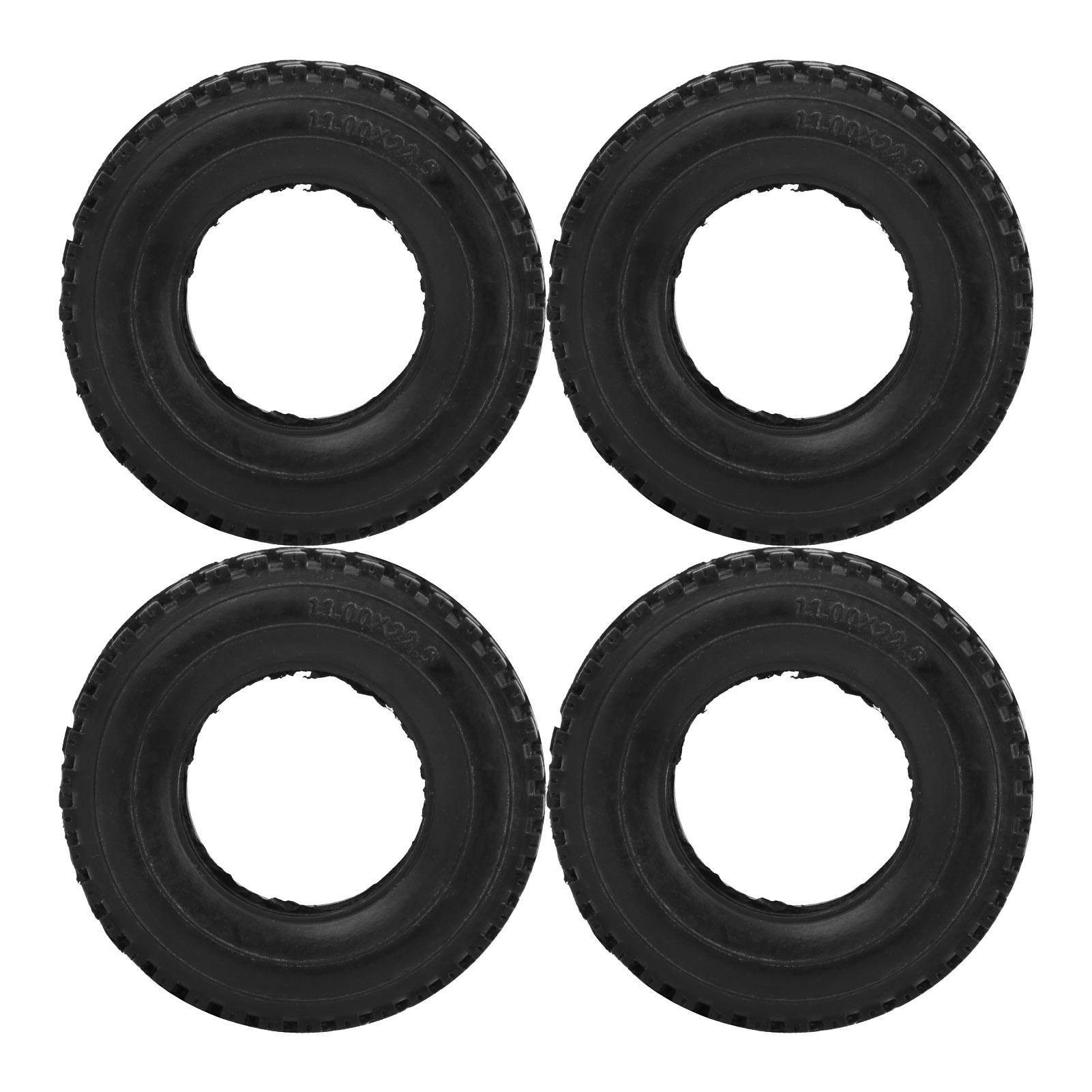 

4 шт. 20-міліметрової ширини щебінь із візерунком для вантажівки Tamiya Tractor Truck 114 RC Car Black