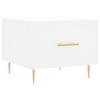 VidaXL Coffee Table White 50x50x40 Cm Engineered Wood 829364
