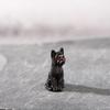 Cute Resin Black Cat Statues - DIY Terrariums/Pot/Flower Pot Landscape Decorations Perfect for Halloween Themed Decoration