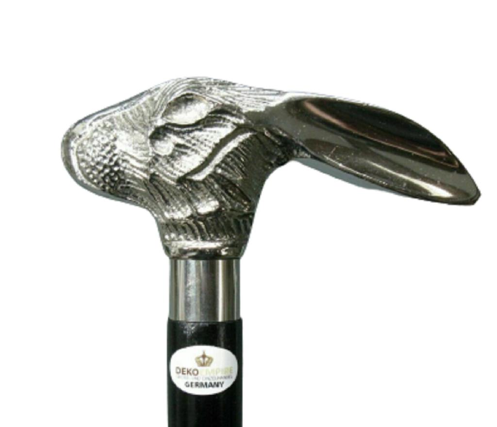 Antique Vintage Metal Rabbit Handle Stick Victorian Wooden Walking stick cane for Adults Gift