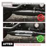 Universal Motorcycle Flame Exhaust Pipe Heat Shield Cover Heel Guard for Harley Honda Suzuki Yamaha Touring - Black
