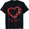 Red Butterfly Heart I'm A Survivor Stroke Awareness T-Shirt