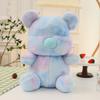 Violent colorful bear plush toy tie-dye teddy bear doll children's birthday gift activity