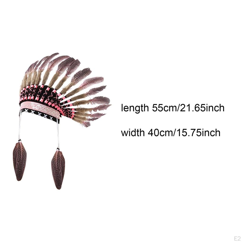 Feather Headdress Accessories Headwear for Cosplay Dance Stage Show