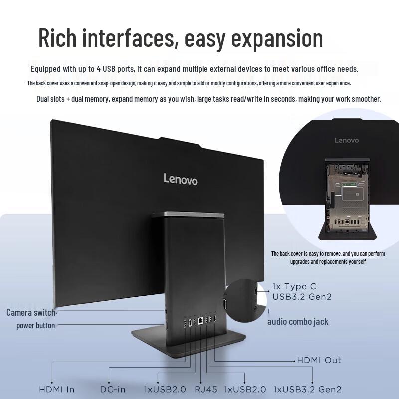Lenovo Yangtian S660 23.8-inch All-in-One Desktop PC (CN Version)