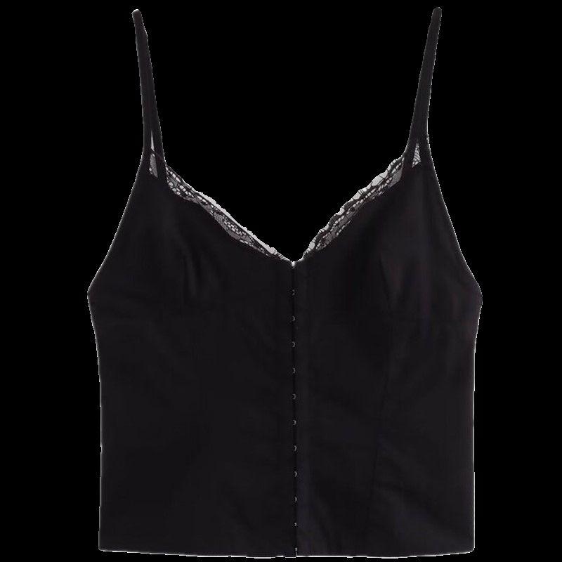 Fashion Style 2024 Summer New Arrival Women's Clothing Easiest for Match Poplin Lace Corset Tops 0881031800