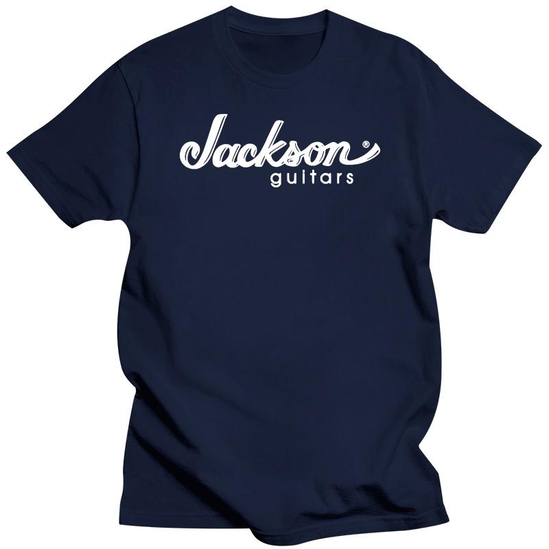 JACKSON Guitars Logo T-shirt New Black Rock Guitarist Metal Band Short Sleeve Cotton T Shirts Man Clothing