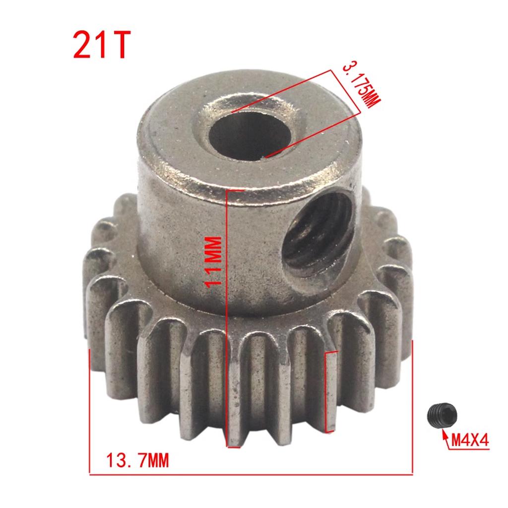 1: 10 Electric Vehicle Universal Motor Pinion Steel Gear for HSP 94123 94111 94107 94170 RC Model Car