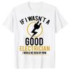 2026 Summer Fun Unisexs Electrician Letter Pattern Printed Round Neck Tshirt 100 Cotton Neutral Soft Breathable Short Sleeve