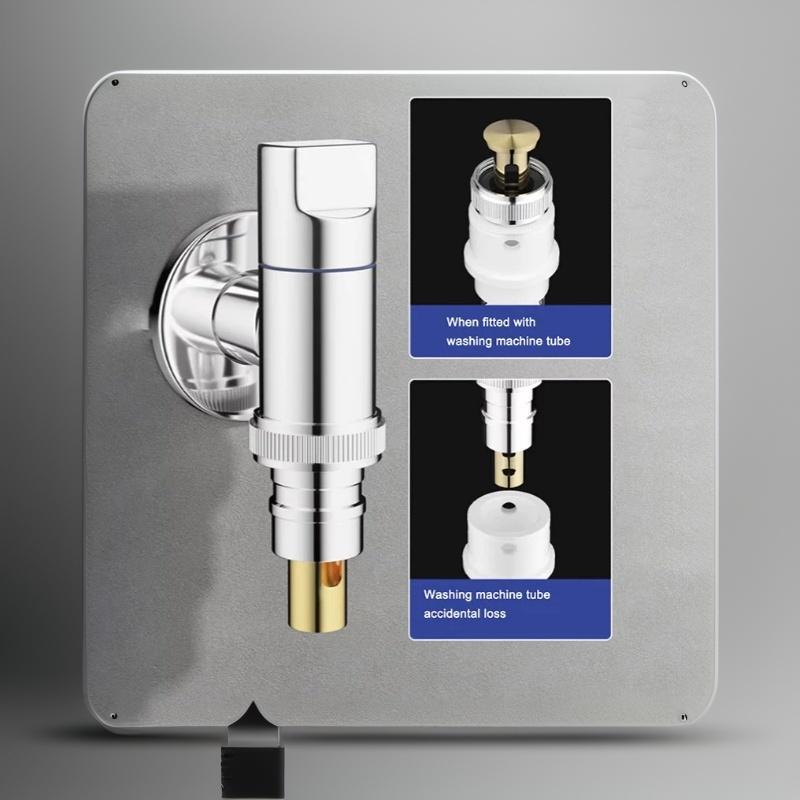 Multi Use Stainless Steel Washing Machine Faucet Quick Opening Angle Valve Rotary Switch Automatic Water Stop Valve Specific