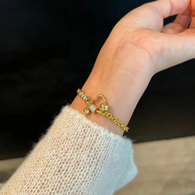 Modische Kreative Armbänder für Damen Luxuriöses Design Charm-Armbänder Party Hochzeits Schmuck und Accessoires