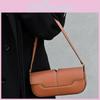 Designer Baguette Bag Womens Faux Leather Retro Crossbody Purse For Casual Wear