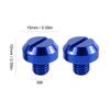 Motorcycle Mirror Bolts | 2 Pcs Universal Motorcycle Mirror Hole Bolts, Motorcycle Rearview Mirror