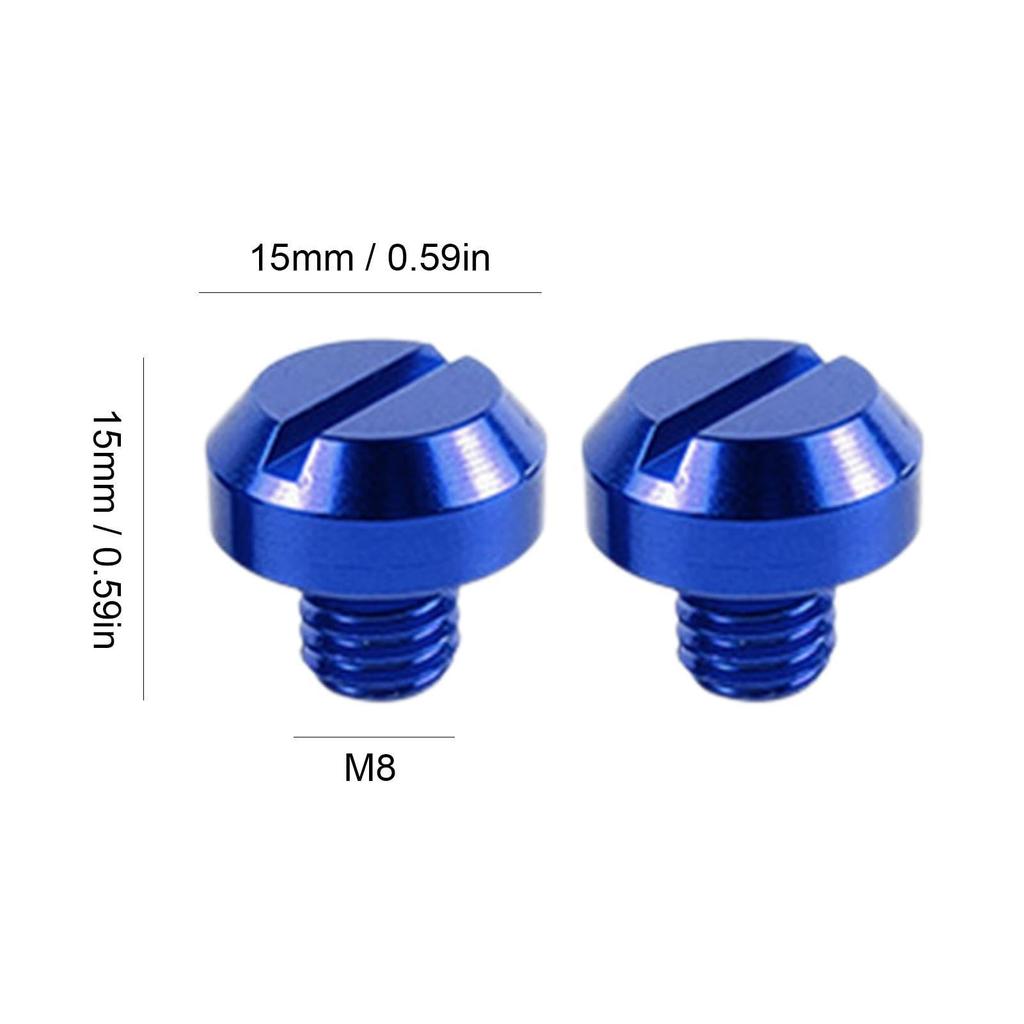 Motorcycle Mirror Bolts | 2 Pcs Universal Motorcycle Mirror Hole Bolts, Motorcycle Rearview Mirror
