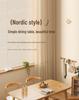 Modern Minimalist Rectangular Dining Table and Chair Set for Small Spaces