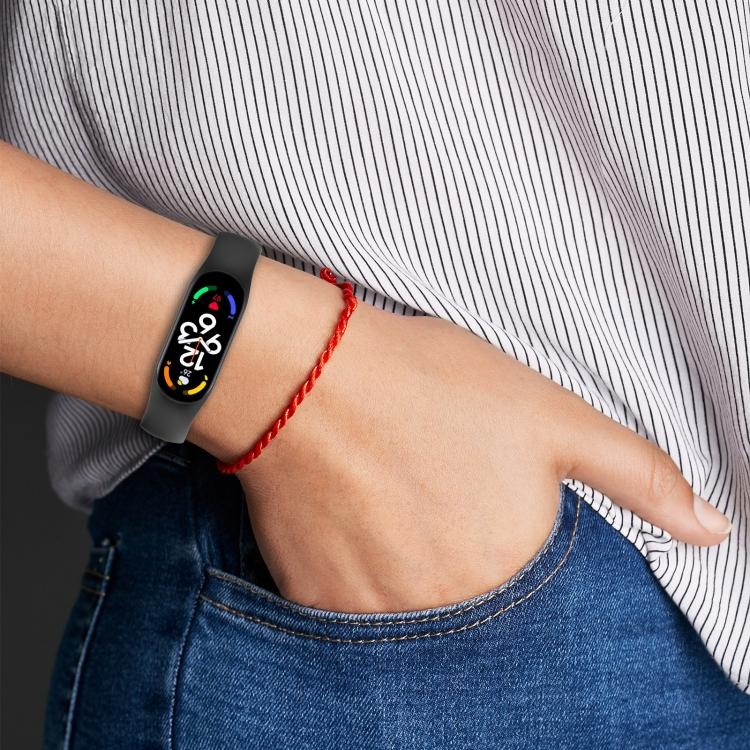 For Xiaomi Mi Band 7 / 7NFC / 6 / 6 NFC / 5 / 5 NFC / Amazfit Band 5 Official Silicone Watch Band