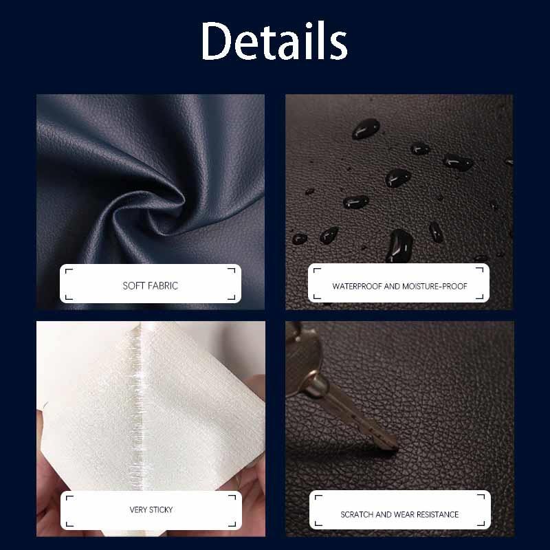 Instant Furniture Repair Film - Strong Self-Adhesive Faux Leather for DIY Sofa Restoration Furniture Resurfacing Resistant Renewal
