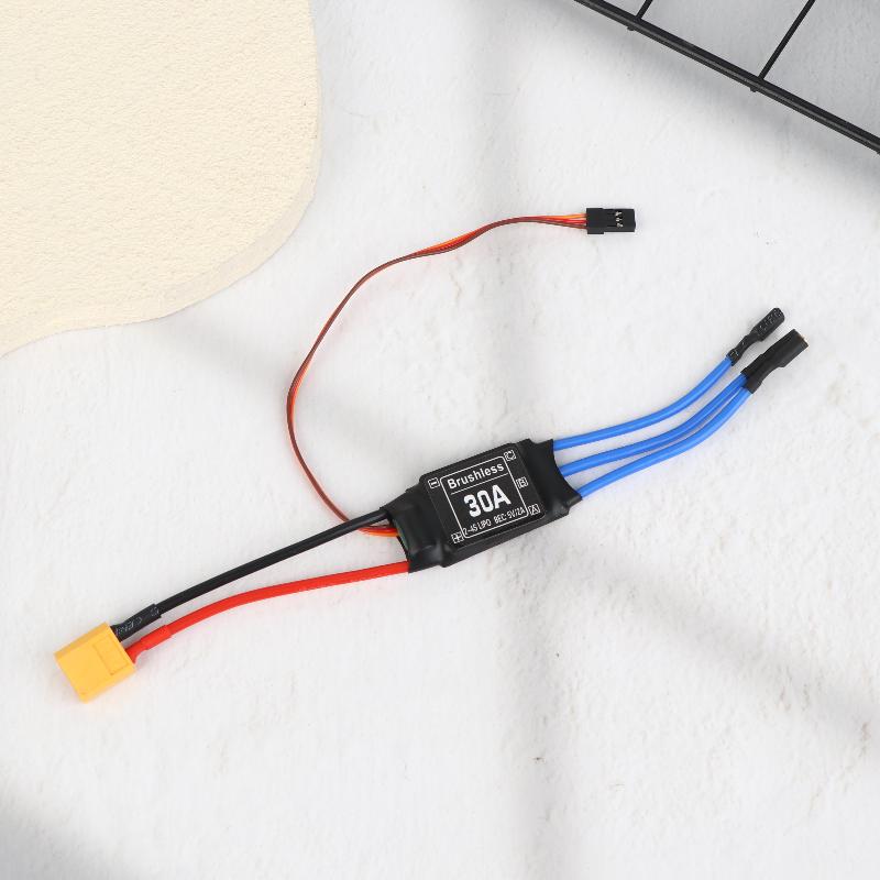 30A Brushless Electronic Speed Controller With 5V 3A Ubec Xt60 Esc Brushless Motor For Rc Fpv Helicopter Mini Quadcopter Drone