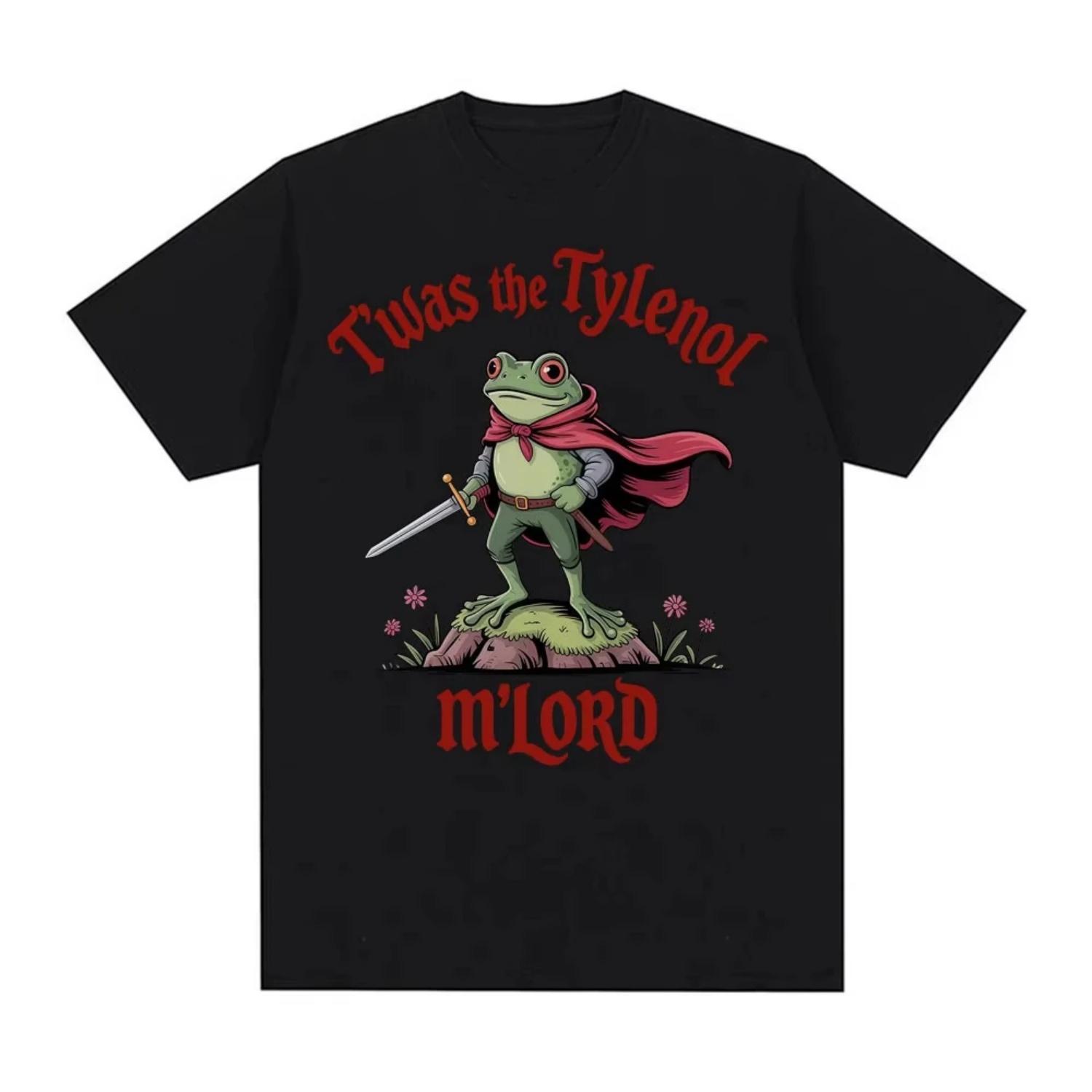 

Funny Frog T-shirt Men Women Fashion O-Neck Humor Meme T Shirts Casual Short Sleeve T Shirt Streetwear Loose Breathable Tops S чёрный
