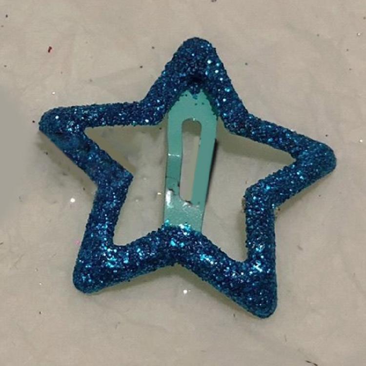 Metal Hairpin Five-pointed Star Hair Clip Girl Barrettes Children Side Clip
