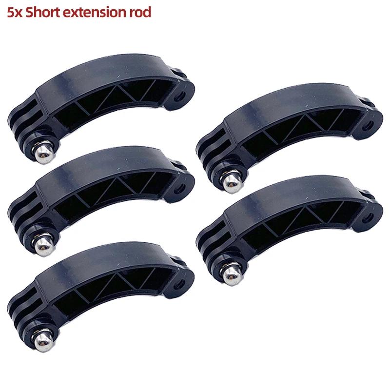 7.5cm Extension Rod Helmet Pole Mount For GoPro Hero 13 12 11 10 9 8 7 5 Insta360 SJCAM AKASO DJI Osmo Action Camera Accessories