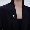 Elegant Seashell Flower Brooch - Japanese & Korean Style Clothing Pin Accessory