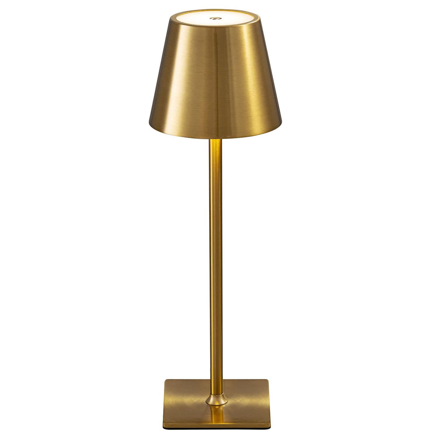 

Светодиодная настольная лампа современная железная высокая стеклянная с сенсорным управлением диммированием, зарядный светильник для столовой/спальни/барной стойки-Золотой