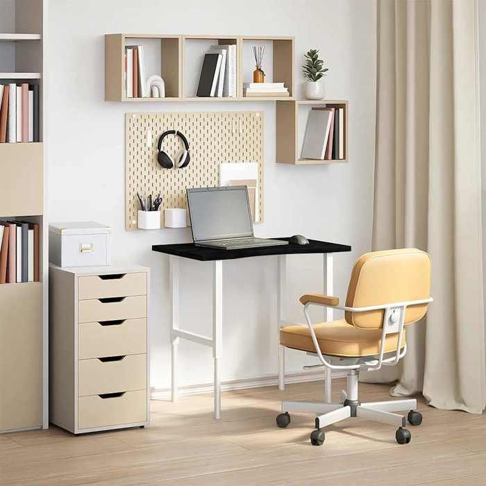 VidaXL Dark Brown Solid Oak Wood Rectangular Desk Top, Kitchen Worktop, Worktop 4009027