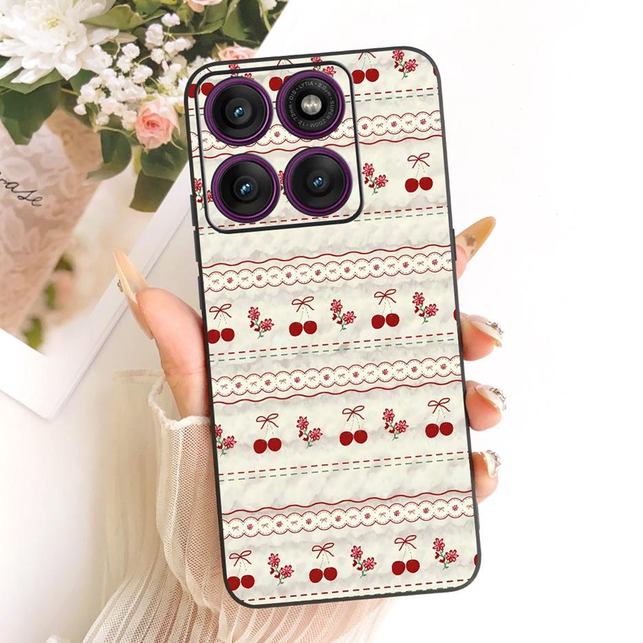 For Motorola Edge 60 Fusion Case Edge60 S Luxury Candy Painted Cover Soft Silicone Case For Motorola Edge 60 Pro Edge60 5G Shell