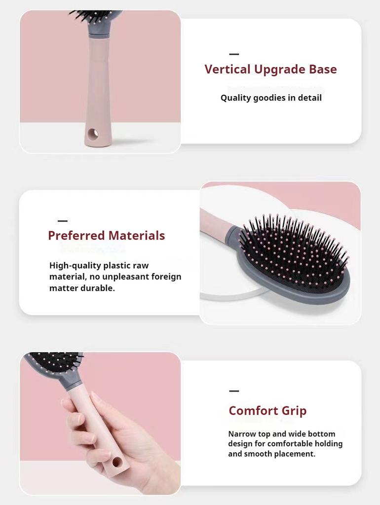 Airbag Comb High Skull Top Big Curved Comb Fluffy Hair Massage Styling Girls Comb