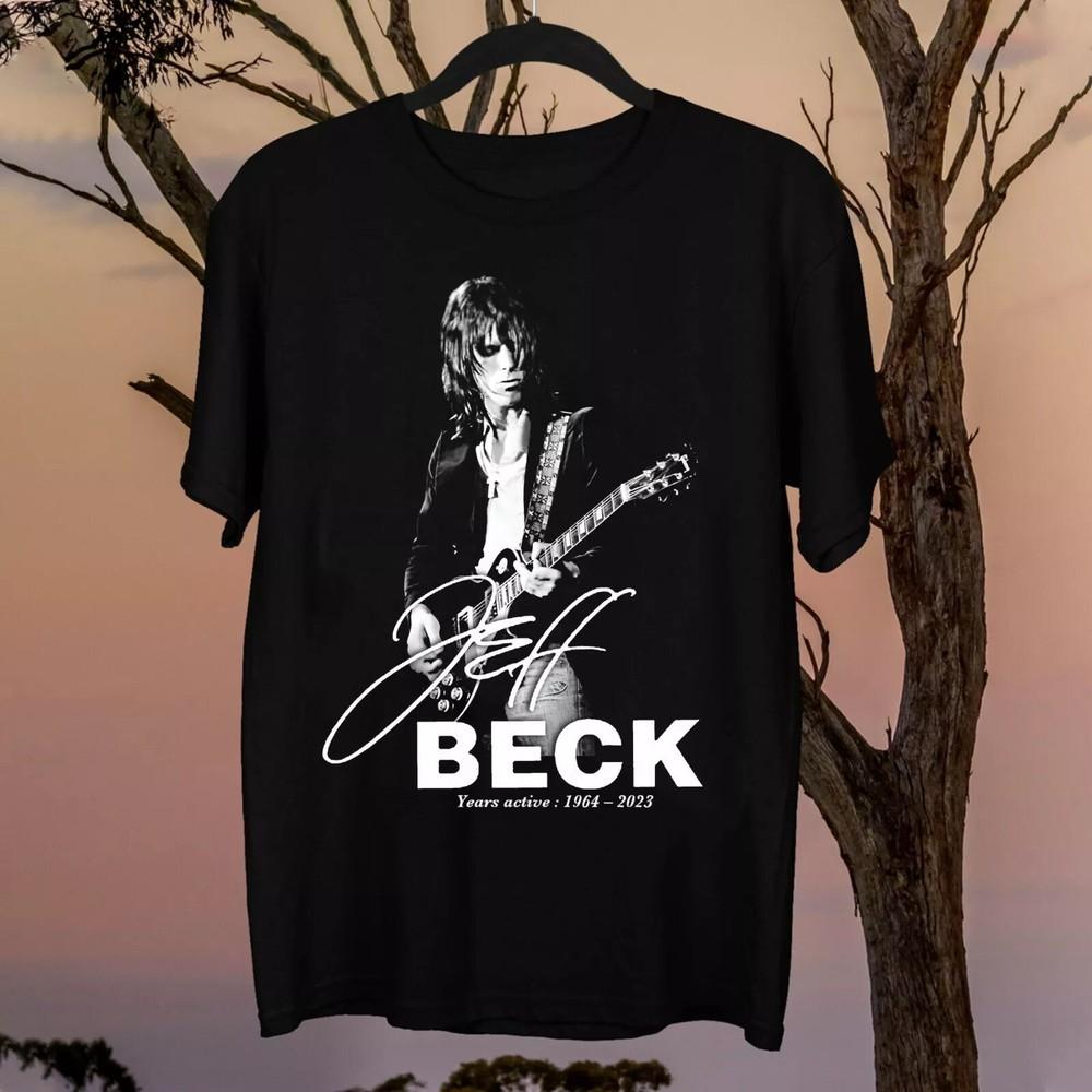 New Rare Jeff Beck Beck Cartoon Gift Family Unisex S235XL Shirt FN903 Unisex T-Shirt XL
