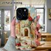 Phone Case: 2D Flat, Suitable for iPhone 18, 17, 16, 15, 14, 13, 12Pro Protective Case, Fairy Tale Town, Perfect Christmas and Halloween Holiday Gift
