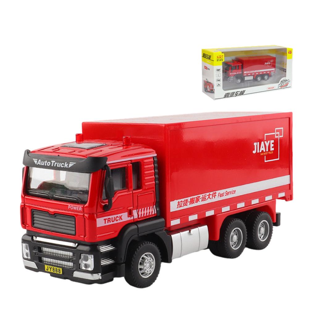 Engineering Vehicle Toys Acousto-optic Rebound Alloy Excavator Garbage Crane Mixer Dumper Model Gifts For Boys Girls