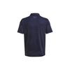 Under Armour Striped Print Golf Polo Shirt Men Tops Midnight-Navy 1351130-410