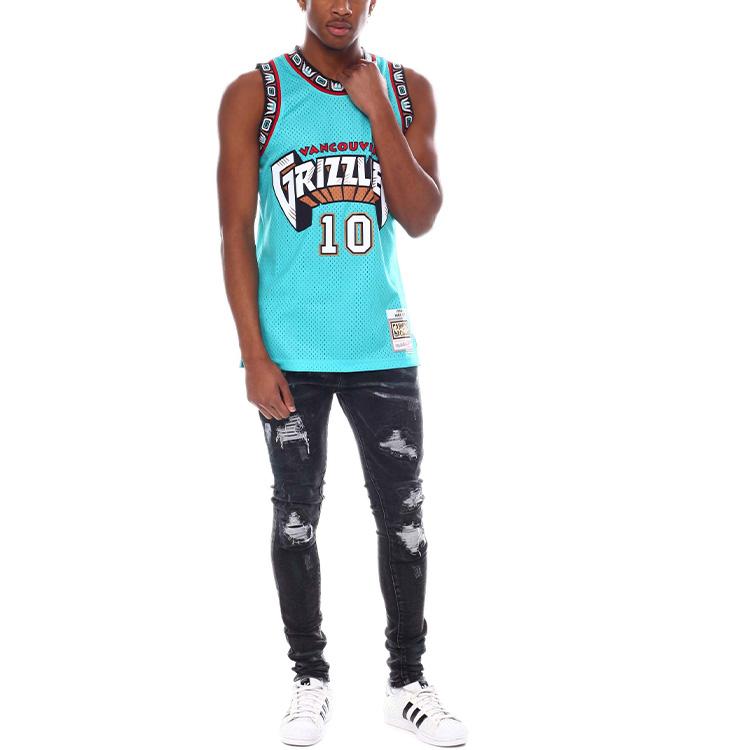 Mitchell & Ness Vancouver Grizzlies Road 1998 99 Mike Bibby Swingman Jersey SMJYGS18219-VGRTEAL98MBI