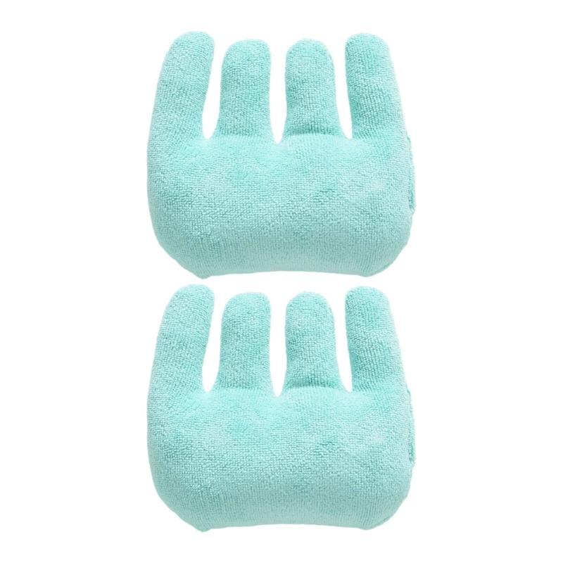 

2Pcs Hand Rehabilitation Grip Pads Professional Finger Separator for Light Strength Training and Improved Flexibility зелёный