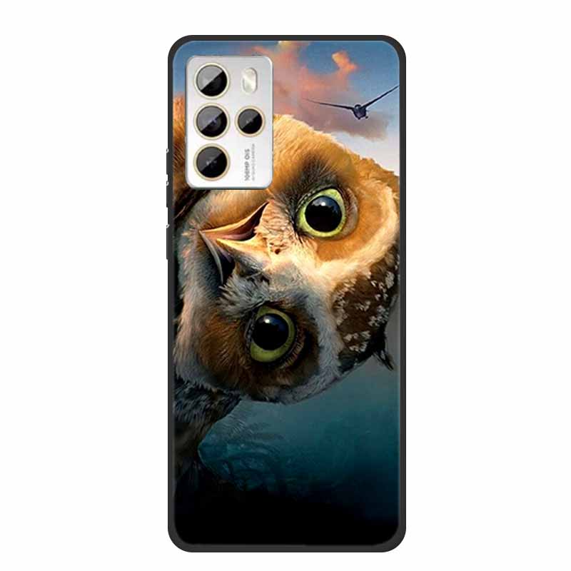 For HTC U23 Pro 5G Case Animals Silicone Soft TPU Phone Cases For HTC U23 Pro 2023 HTCU23 2QCB100 Protector Cartoon Wolf Coque