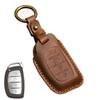 Premium Genuine Leather Key Case for Hyundai IX35, Sonata, Elantra, Verna, and Mistra - Protective Shell